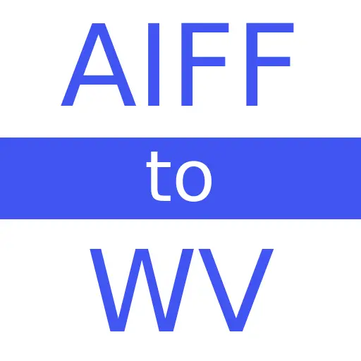 AIFF to WV