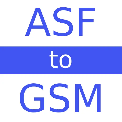 ASF to GSM
