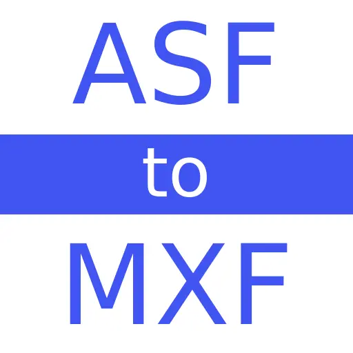 ASF to MXF
