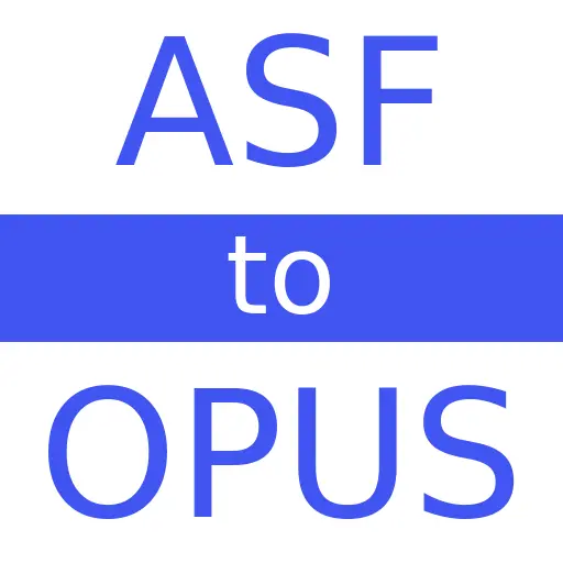 ASF to OPUS