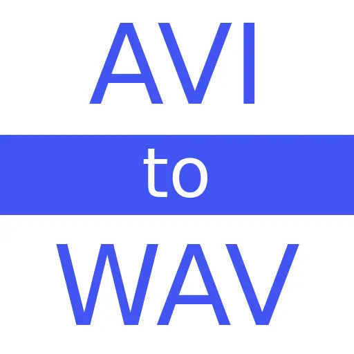 AVI to WAV