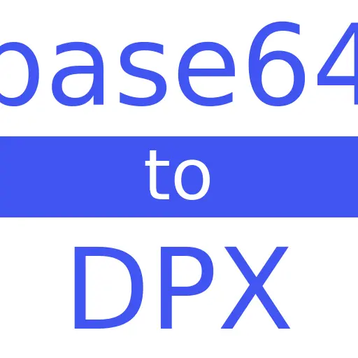 BASE64 to DPX
