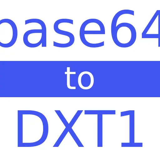 BASE64 to DXT1