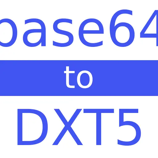 BASE64 to DXT5