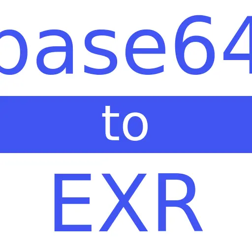 BASE64 to EXR