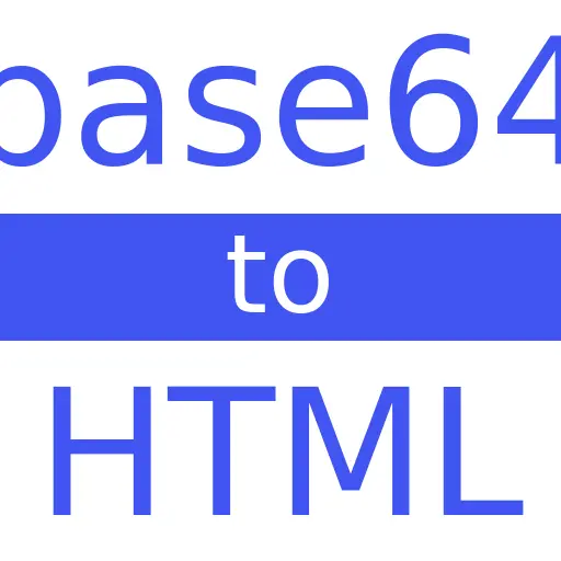 BASE64 to HTML