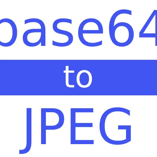 BASE64 to JPEG
