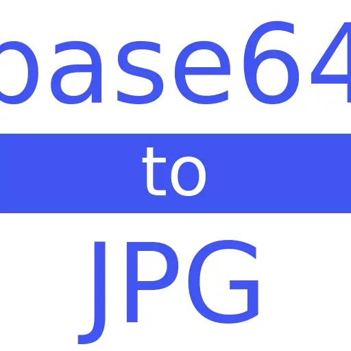 BASE64 to JPG