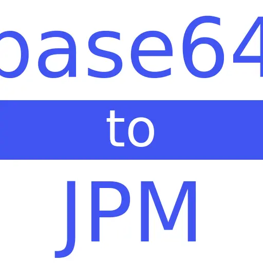 BASE64 to JPM