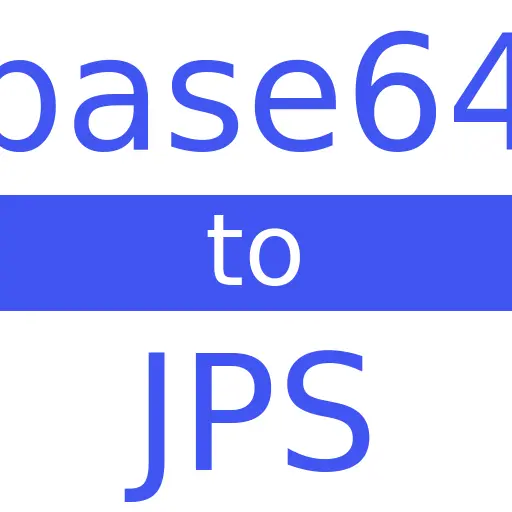 BASE64 to JPS