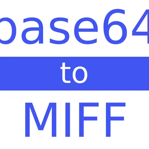 BASE64 to MIFF