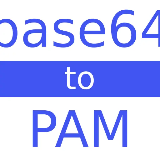BASE64 to PAM
