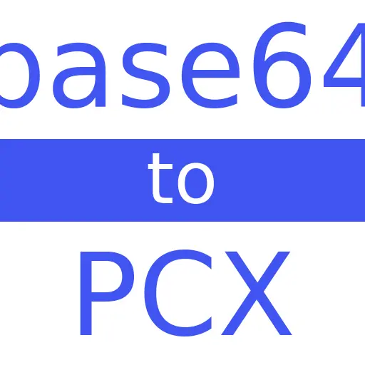 BASE64 to PCX