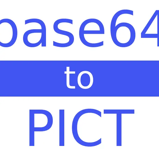 BASE64 to PICT