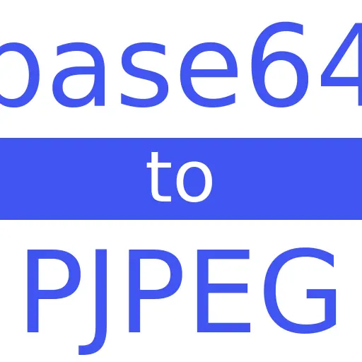 BASE64 to PJPEG