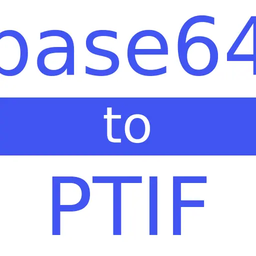 BASE64 to PTIF
