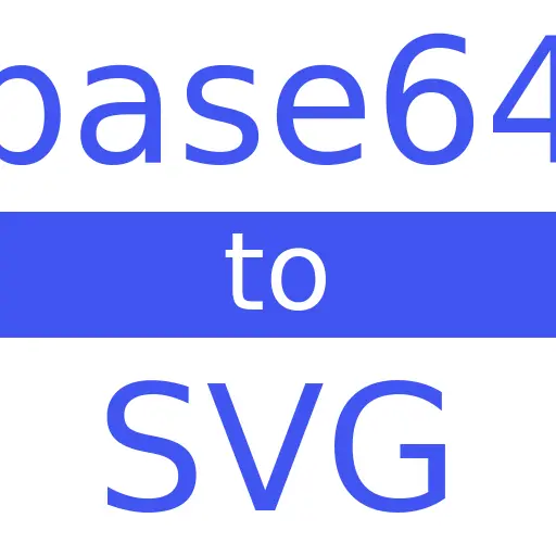 BASE64 to SVG