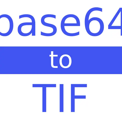 BASE64 to TIF