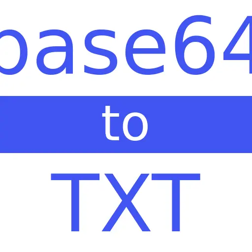 BASE64 to TXT