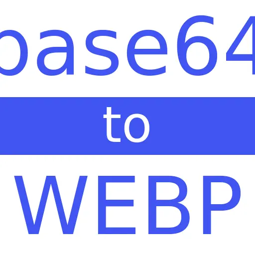 BASE64 to WEBP