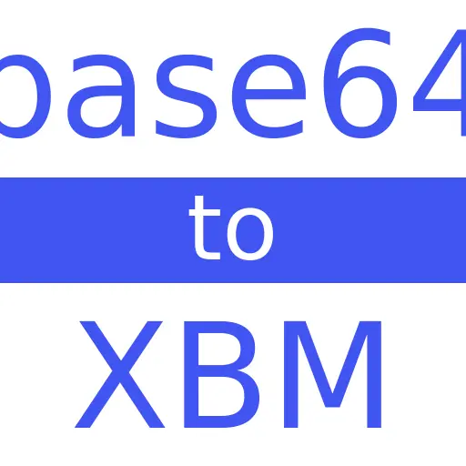 BASE64 to XBM