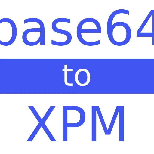 BASE64 to XPM