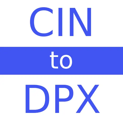 CIN to DPX