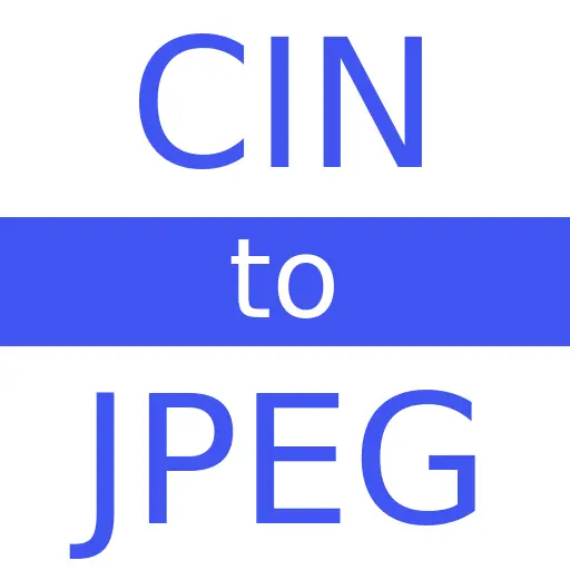 CIN to JPEG