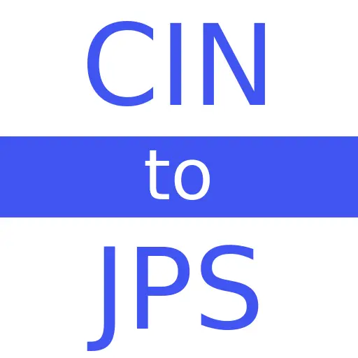 CIN to JPS