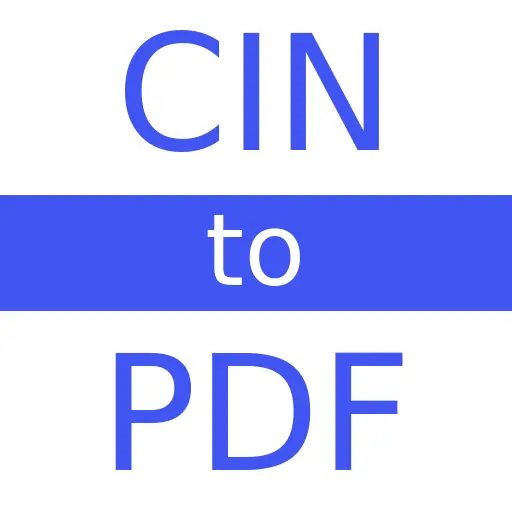 CIN to PDF