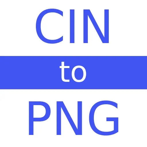 CIN to PNG