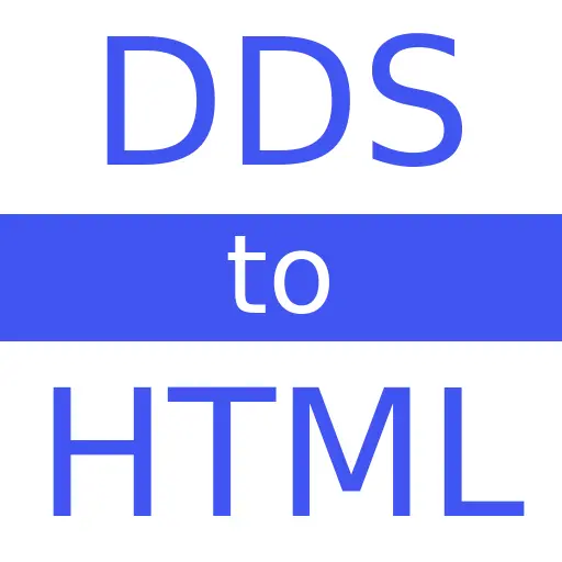 DDS to HTML