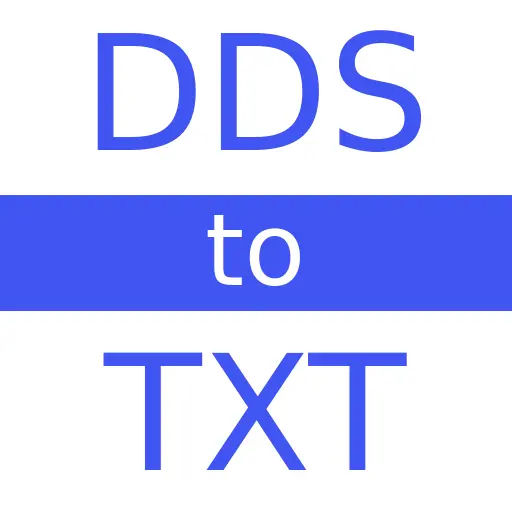 DDS to TXT