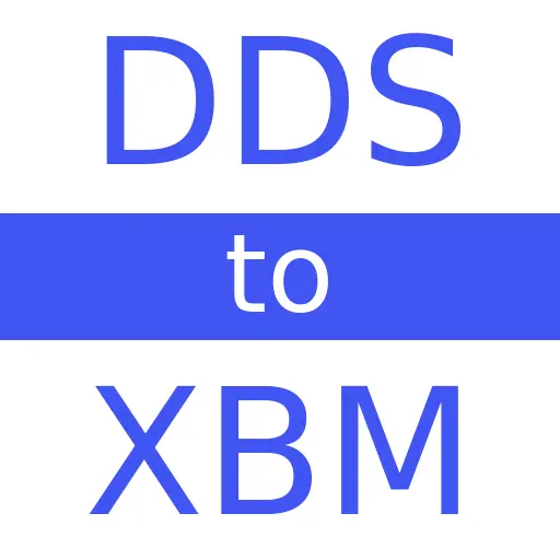 DDS to XBM