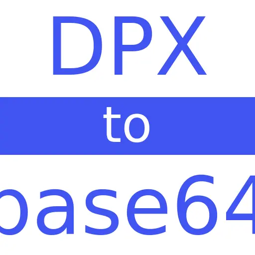 DPX to BASE64