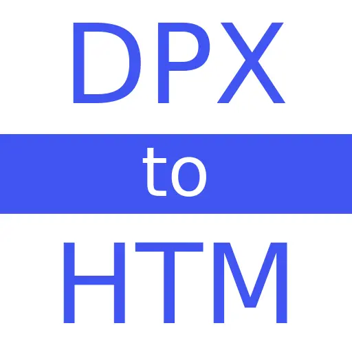 DPX to HTM