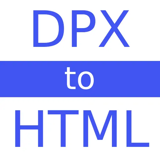 DPX to HTML