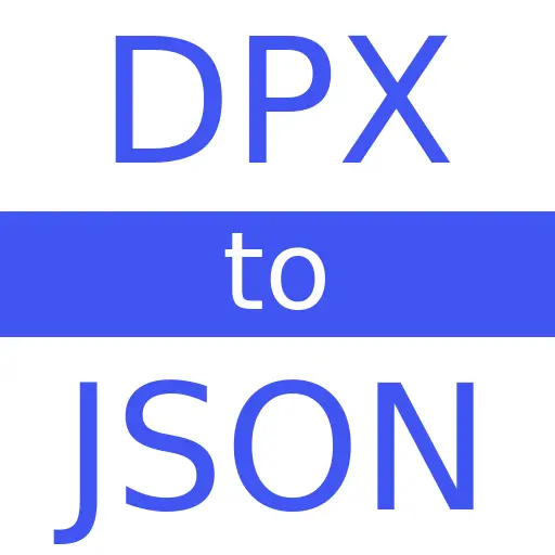 DPX to JSON