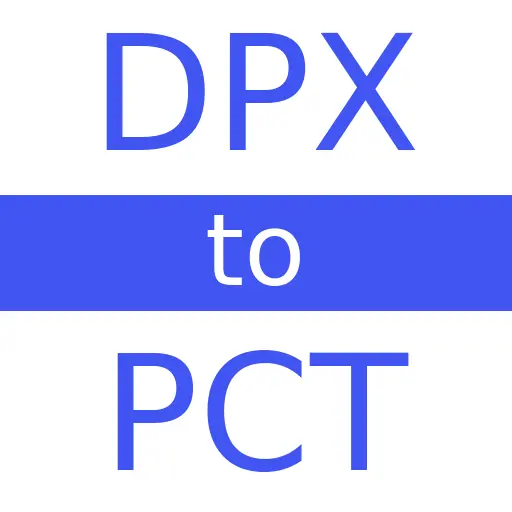 DPX to PCT