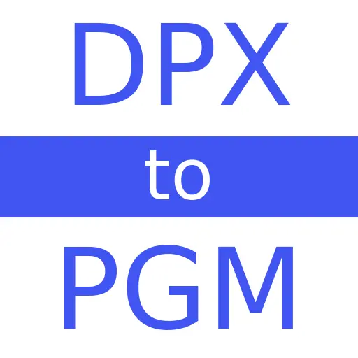 DPX to PGM