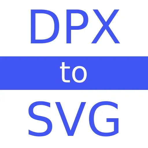 DPX to SVG
