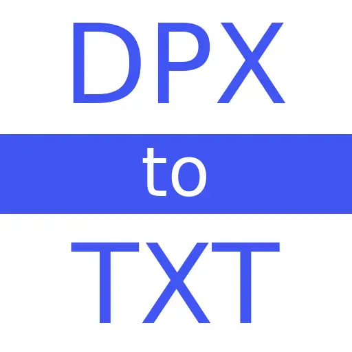 DPX to TXT