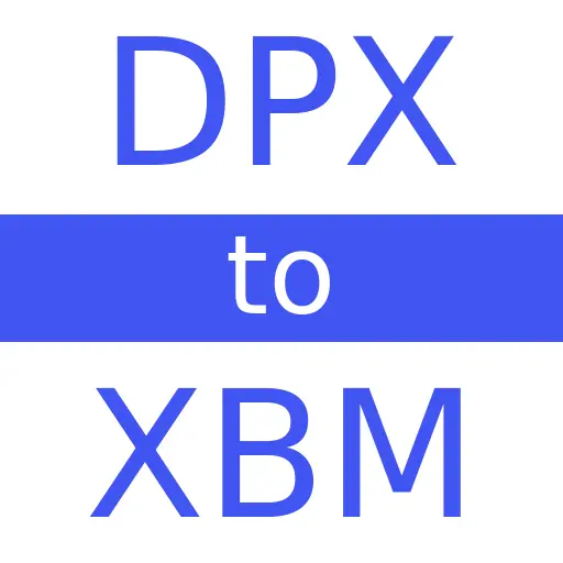 DPX to XBM