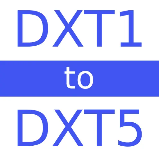 DXT1 to DXT5