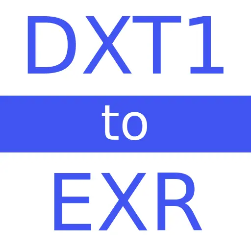 DXT1 to EXR