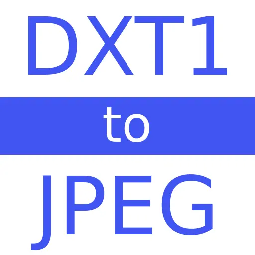 DXT1 to JPEG