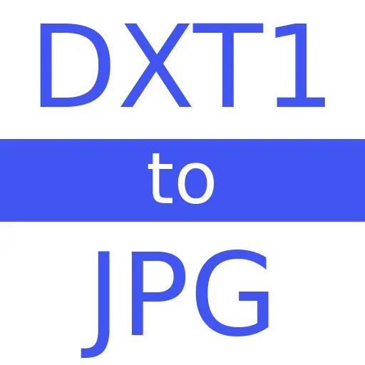 DXT1 to JPG