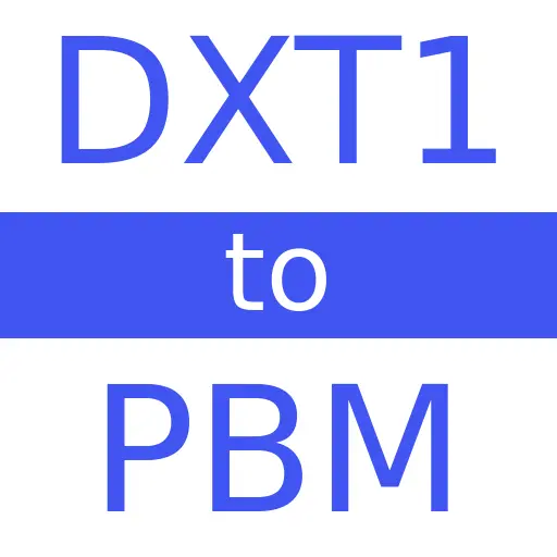 DXT1 to PBM