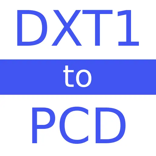 DXT1 to PCD
