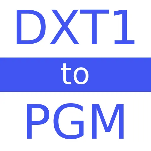 DXT1 to PGM